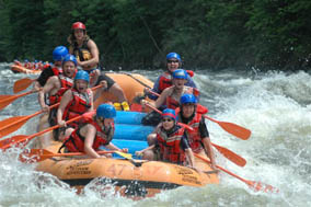 Maine whitewater rafting packages and lodging
