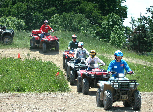 ATV group ride